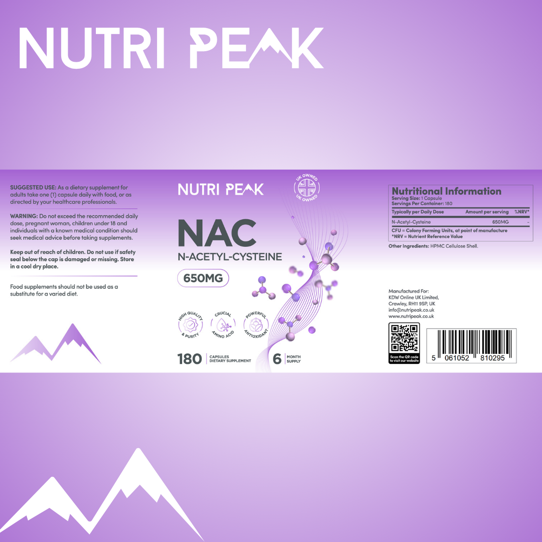 N-Acetyl-Cysteine 650MG